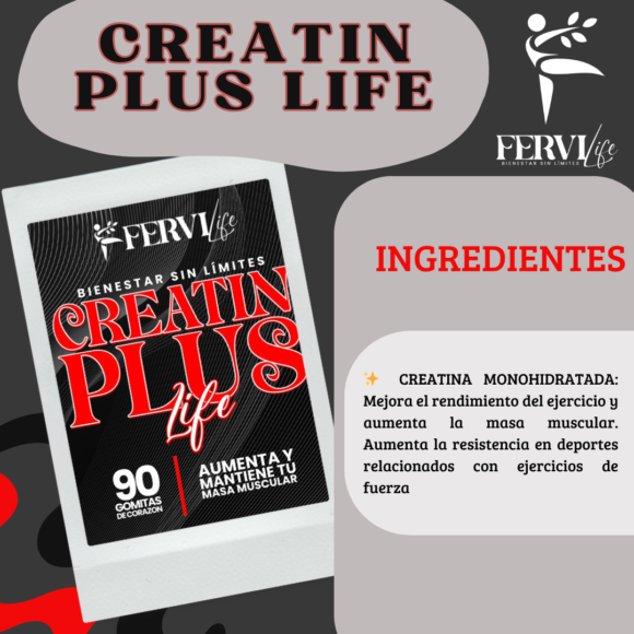 Pack 3 meses Creatin Plus Life 90u (Aumenta y mantiene tu masa muscular) - Imagen 2